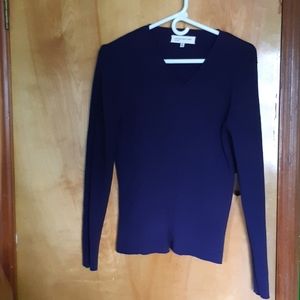 Long sleeve purple sweater size XL